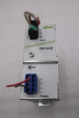 WAGO 787- 612 SWITCHED MODE POWER SUPPLY CLASSIC 1-PHASE STOCK L-165-A