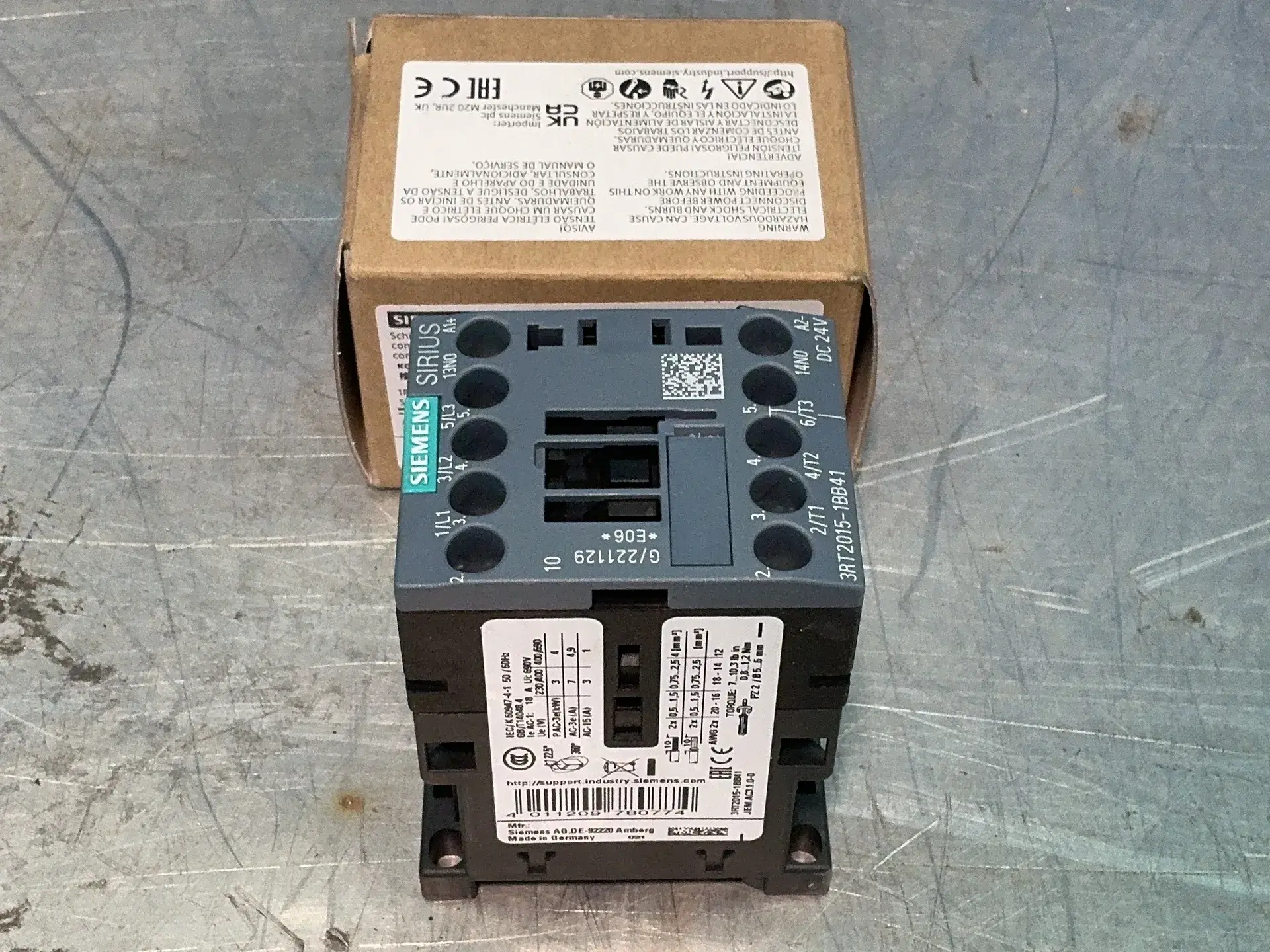 New | in-Stock SIEMENS 3RT20151BB41 PLC Contactors Ohio US | HGR 24 #1419579