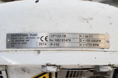 USED 2014 SULZER A395 DUCTILE IRON