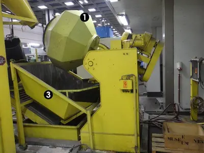 USED ROSLER ROTOFINISH DEBURRING/WASHING/DRYING