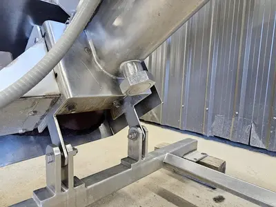 Used Screw Conveyor, 4” diameter x 138” long