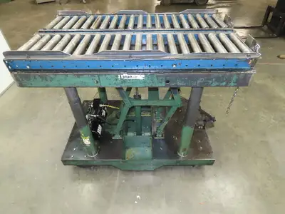 Lexco 8L-3605-40P 4000lb Long Deck Hydraulic Lift Table Die Handler 32x50" 120V