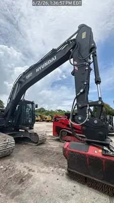 Used 2023 HYUNDAI HX210AL Excavators Florida US | National Equipment Dealers #1422449