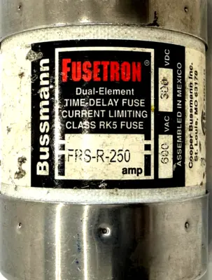 NEW BUSSMANN FRS-R-250 FUSES 600V FRSR250
