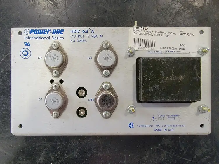 Used POWER ONE HD12-6.8-A Misc Electrical & Power Parts British Columbia CA | Lenmark #251062