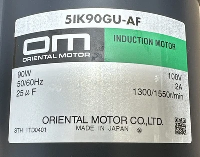 NEW Oriental Motor 5IK90GU-AF