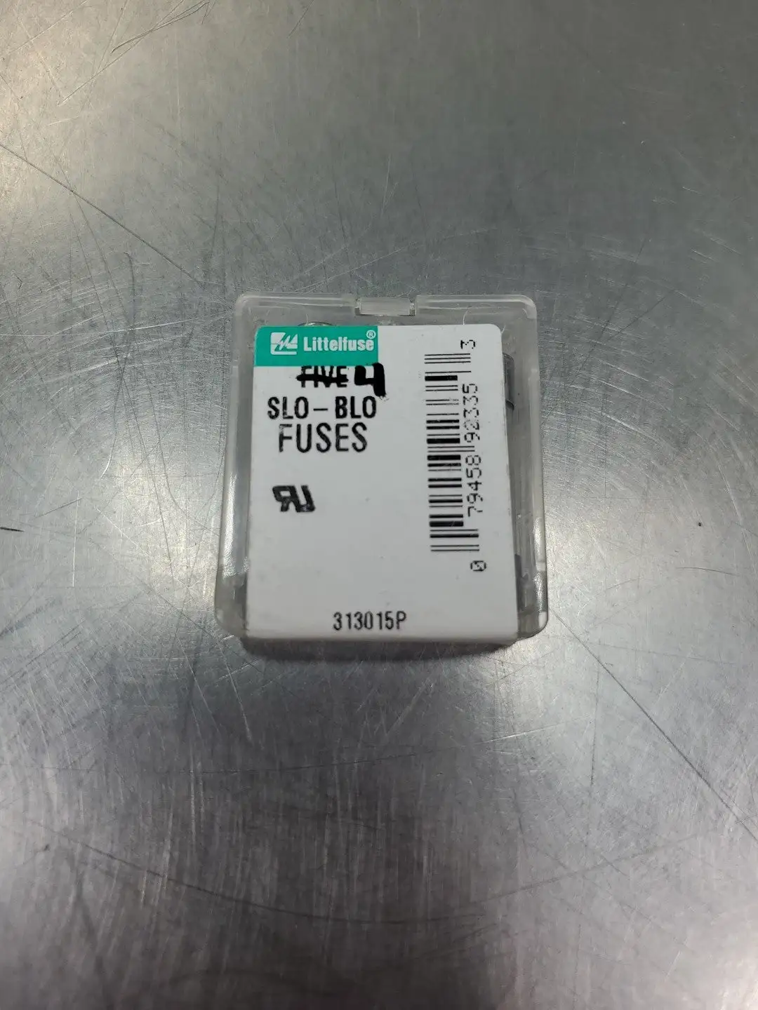 USED Littelfuse 313015P Slo-Blo Fuses, 15A, 32VAC, Lot of 4