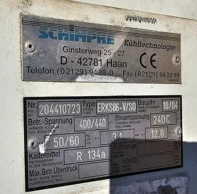 USED SCHIMPKE ERKS86-V/S0