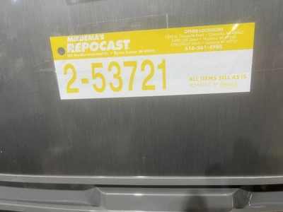 Used FRIGIDAIRE 7.5 CUBIC FEET Refrigerators Michigan US | Miedema Asset Management Group #1334895