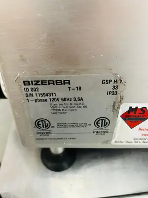 Bizerba GSPH 2018 Manual Deli Slicer Refurbished and Tested