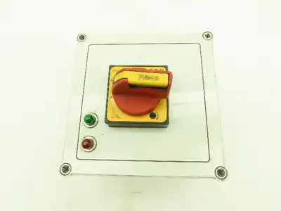 Vynckier Manual Motor Starter Protector Rotary Disconnect Switch Enclosure 7x7x6