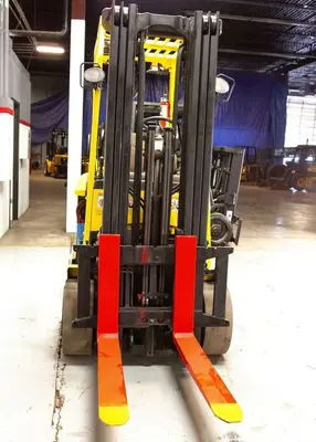 Used 1999 HYSTER E65XM 4-Wheel Sit down Electric Counterbalance Forklifts Colorado US | Discount Forklift #1371261