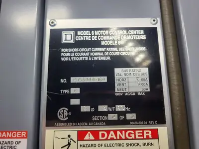 USED SQUARE D MODEL 6