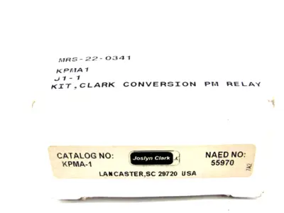 NEW JOSLYN CLARK KPMA-1 CONTACT KIT KPMA1
