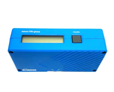 USED BYK GARDNER MICRO-TRI-GLOSS GLOSS/THICKNESS METER TRI-ANGLE