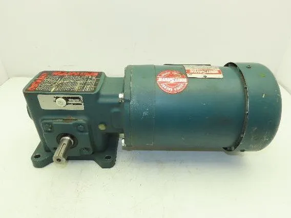 Leeson 121067.00 Gearmotor 10:1 Tigear Reducer 1Hp 230/460V 3PH 143TC LH MR94759