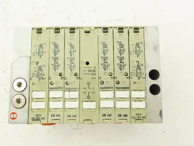 Metal Work Pneumatic NSV F8 G8 H8 SES NC Solenoid Valve Island Multimach