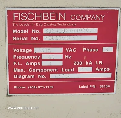 FISCHBEIN BAG CLOSER MODEL S12410216407000  # 3329