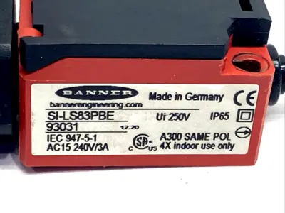 Used Banner 93031 Relays & Switches Michigan US | Maverick Industrial Sales #1391279