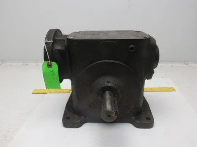 40:1 Ratio Dual Output Winch Gear Reducer C-Face Quill 1-3/8" Output Shaft