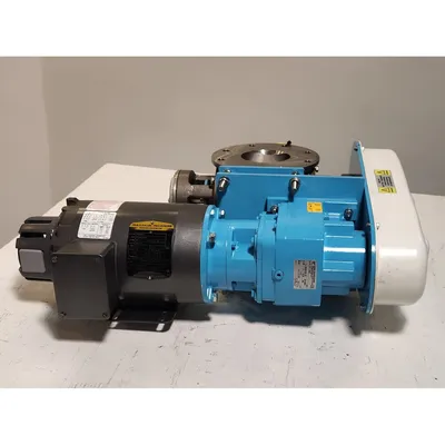 Surplus 4" Dia. Round Rotary Airlock Valve Stainless Steel RVC Carolina Conveyor