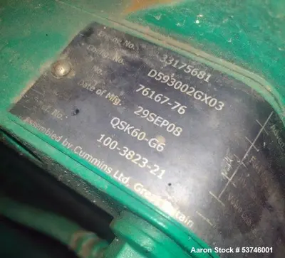 USED CUMMINS QSK60-G6