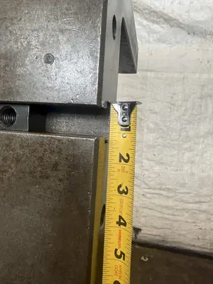 20" WIDE X 80" TALL X 24" DEEP T-SLOTTED ANGLE PLATE SET. STOCK # 0432326