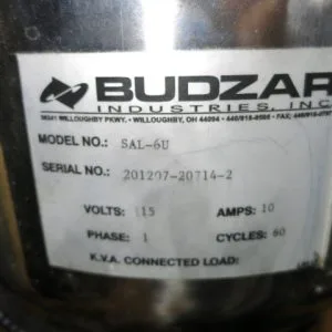 USED BUDZAR SAL-6U