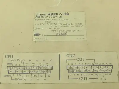 Omron H8PB-Y-30 Cam Positioner Counter 240V