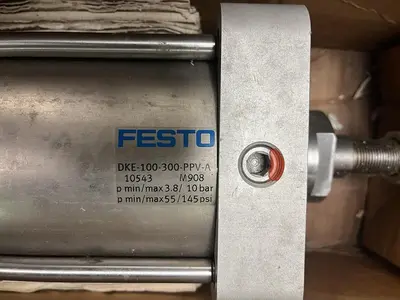 New | in-Stock FESTO DKE-100-300-PPV-A Cylinders | Surplus Asset Holdings #1206415