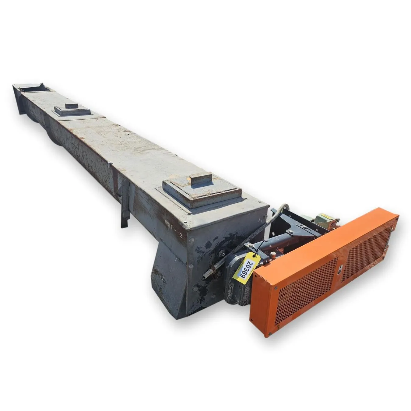 Used 5HP Mild Steel Screw Conveyor - 16" Dia. X 22' long