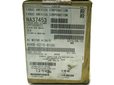 NEW FANUC A06B-0215-B100 AC MOTOR NA37453 A06B0215B100