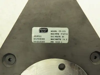 Warner ER-525 Magnetic Clutch Brake 90VDC Static RPM