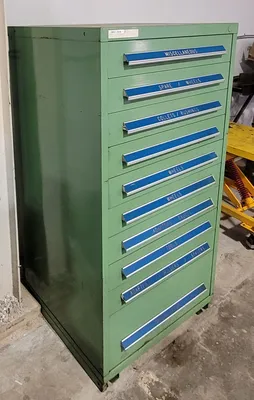 STANLEY VIDMAR 10 Drawer Storage Racks & Cabinets, Cabinet | Machinery Central (3)