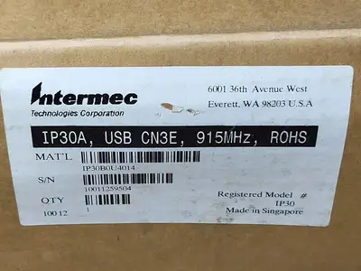 NEW 2012 INTERMEC IP30