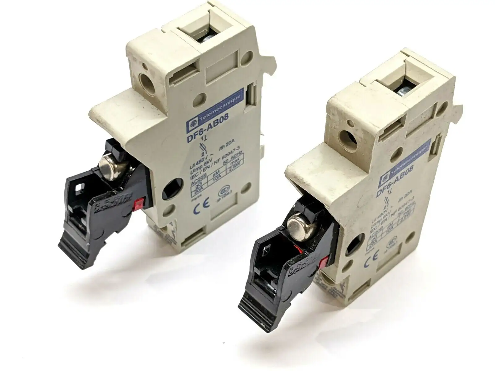Used Telemecanique Fuse Holder 20A LOT OF 2 Fuse Accessories Michigan US | Maverick Industrial Sales #1398673