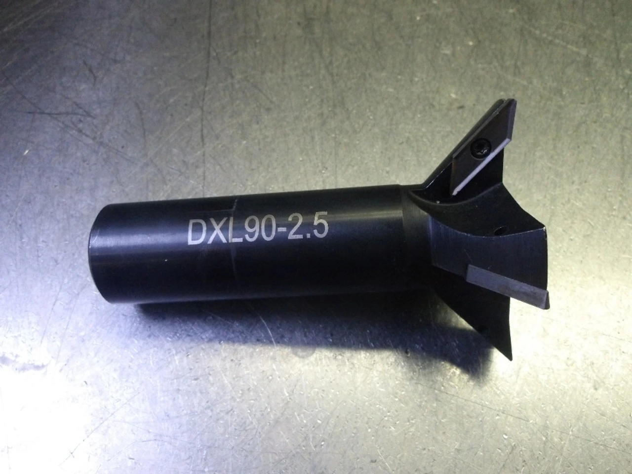 A.B. Tools 2.5" 90 Deg Indexable DoveTail Cutter 1" Shank DXL90-2.5 (LOC2932A)