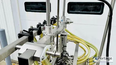 USED INLINE FILLING SYSTEMS SEMI-AUTOMATIC OVERFLOW FILLER