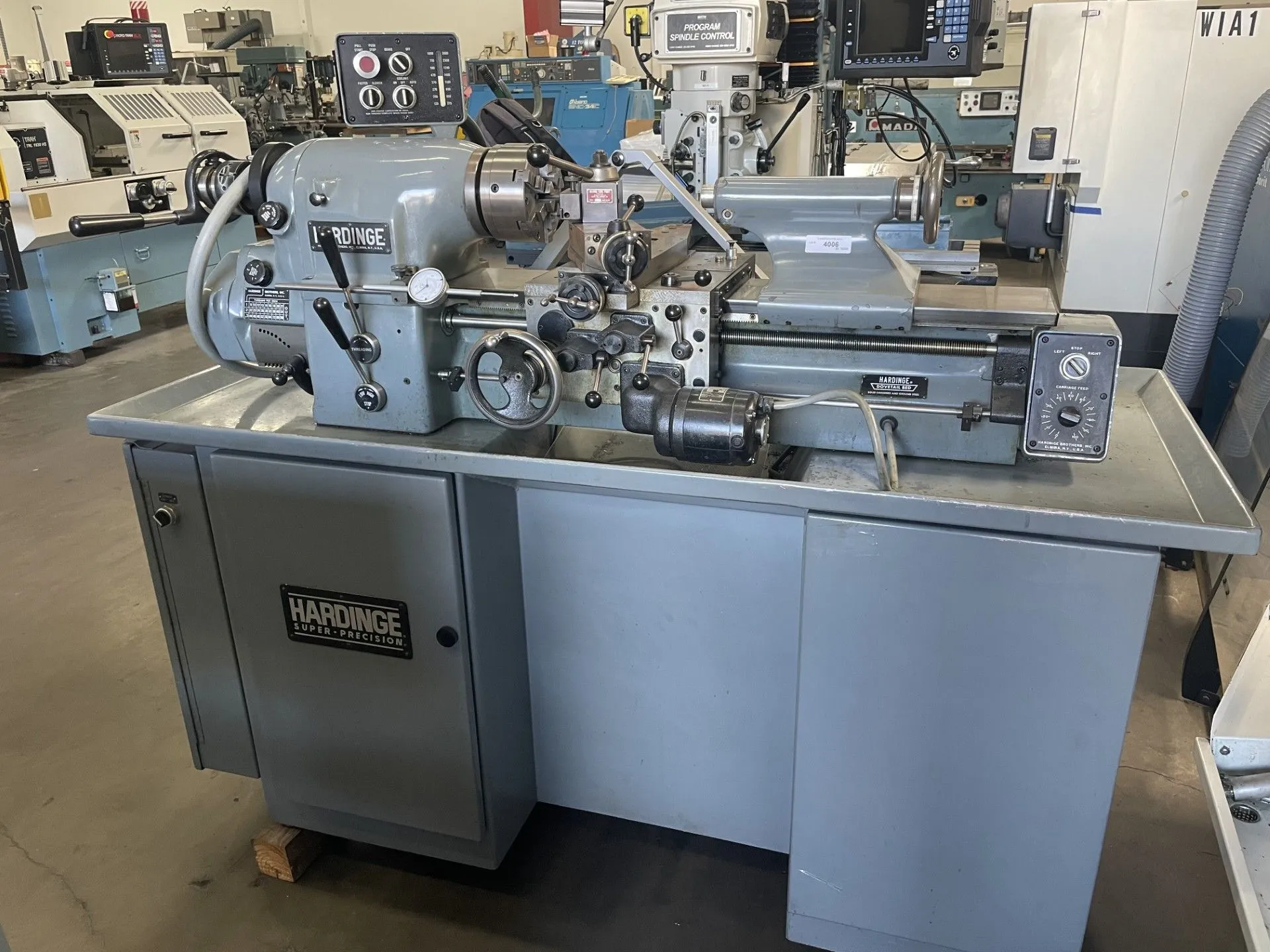 Used HARDINGE HLV-H Precision Lathes California US | Wheeler Machinery Sales #1305577