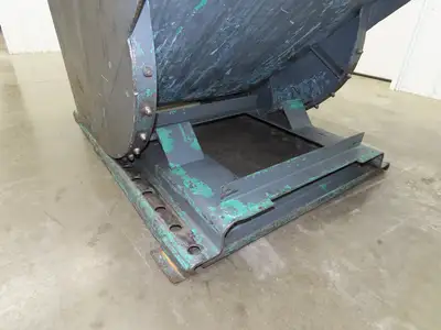 Wright Self Dumping Hopper 1 Yd Capacity 4000lb 7 Gauge Steel