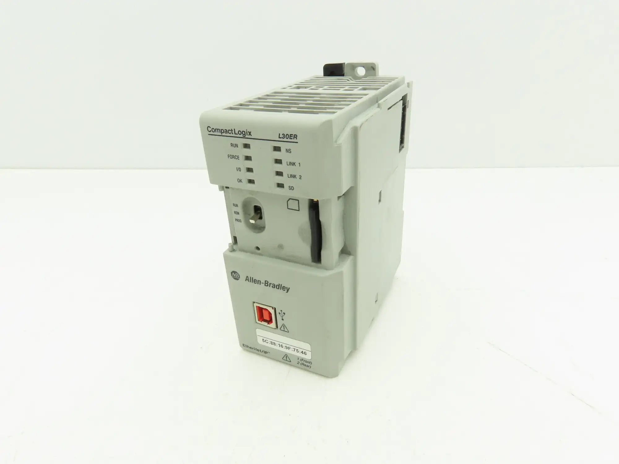 Allen Bradley 1769-L30ER CompactLogix 1MB Ethernet Controller Ser A FW 1.002