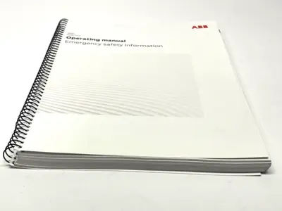 New | in-Stock ABB Emergency Safety Information Manual Manuals Michigan US | Maverick Industrial Sales #1487466