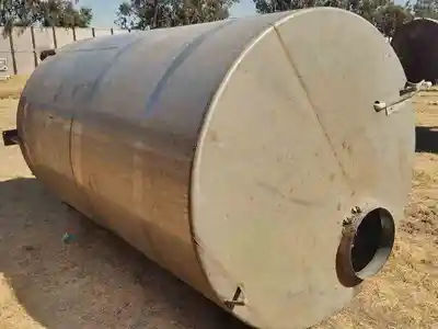 2100 gal commercial sheet metal works stainless steel tank