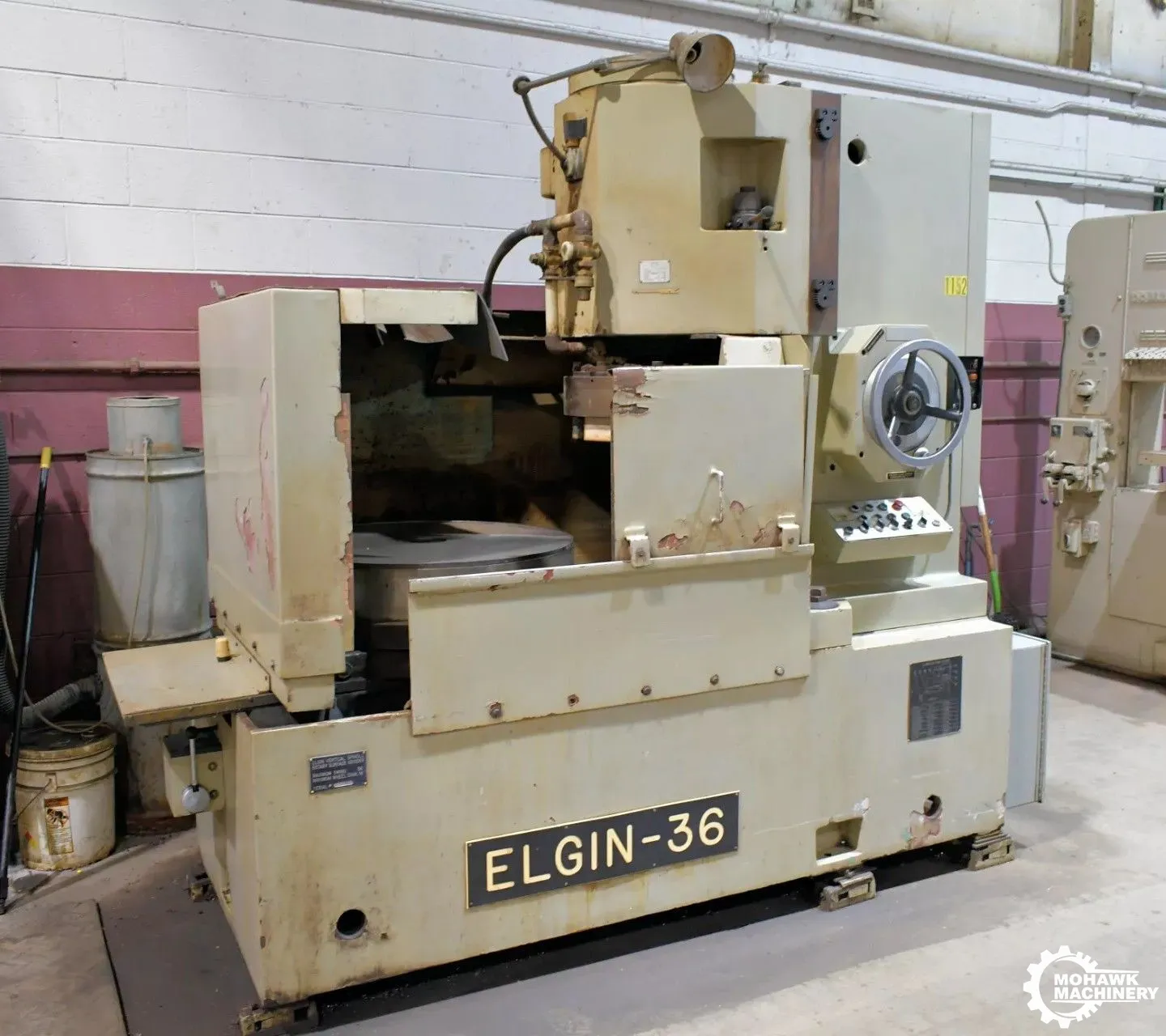 36" ELGIN "B-36" VERTICAL SPINDLE ROTARY SURFACE GRINDER