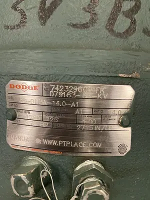 New | in-Stock DODGE 56-DM3A-14.0-A1 Speed Reducers | Surplus Asset Holdings #1205387