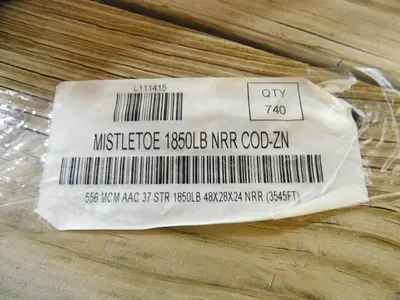 New | in-Stock MISTLETOE 556MCM,740FT Cable & Wire Texas US | Aucto #1308310