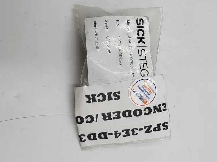 New | in-Stock SICK SICK SSPZ-3E4-DD35-AD ENCODER COLLET  / INDENT # 7102157 *NEW* Motion Controls | ND Industrial Surplus #1216670