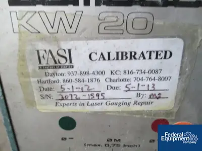 USED ZUMBACH KW 20 ZUMBACH SURFACE FAULT DETECTOR