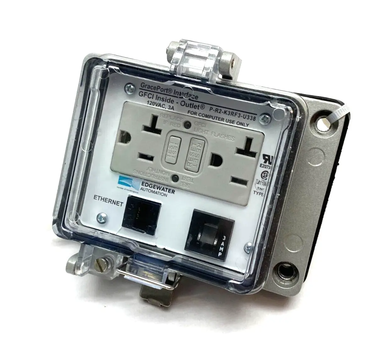Used Grace Technologies GracePort Ethernet Duplex Interface Panel Outlet Electrical Fittings Michigan US | Maverick Industrial Sales #1391398