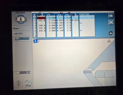 2012 RAS Turbobend 61.31 Folding Machines | THREE RIVERS MACHINERY (2)